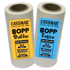 Kit Bopp Brilho + Fosco A4 21,5cm X 50m Cassmar 02un