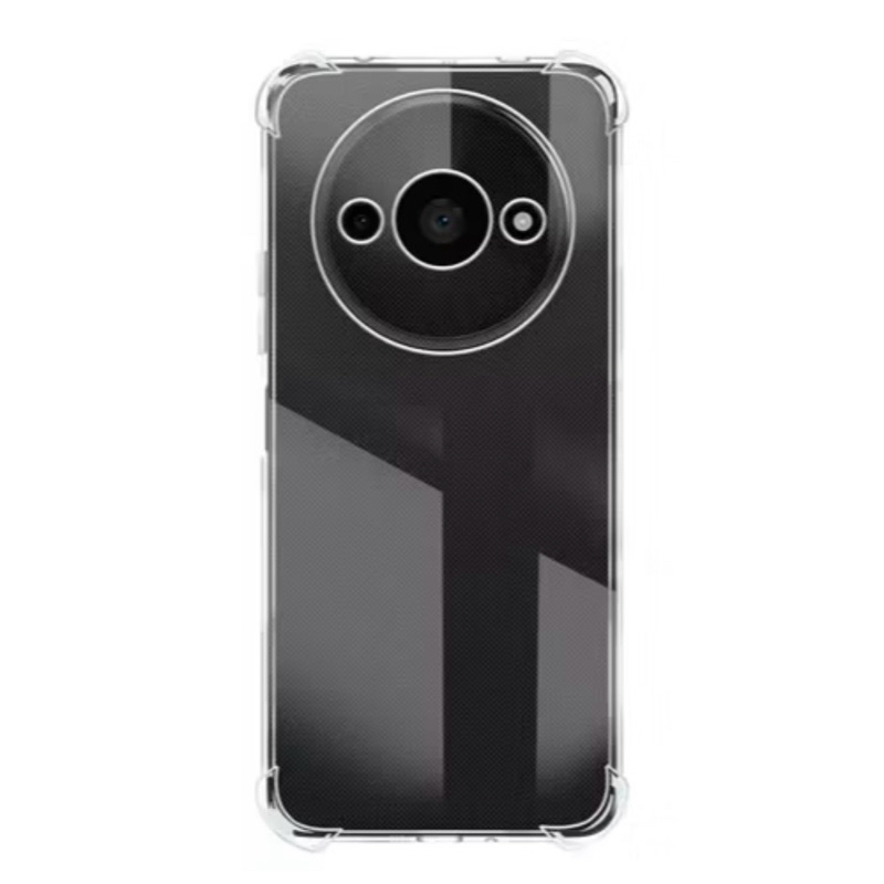 Kit 2X1 Xiaomi Redmi A3x-Película Frontal Ceramica 3D + Capa Transparente TPU Silicone