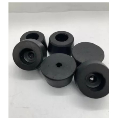 Pezinhos Pé Grande em borracha Maciço Base Vazada Borracha Para Som Profissional Case Caixa Acustica Batente Kit C/500