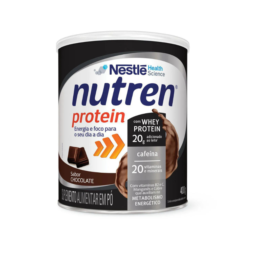 Nutren Protein Chocolate 400g Suplemento Alimentar Nestlé - Health