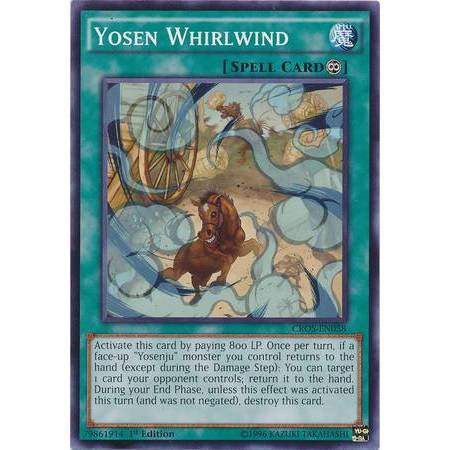YUGIOH CARDS Un - FURACÃO YOSEN 1ª EDIÇÃO CROS - PT058
