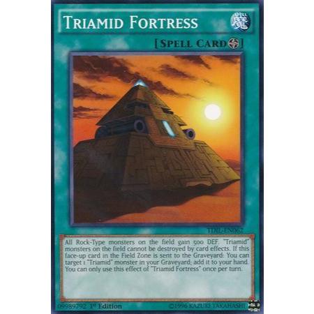YUGIOH CARDS Un - FORTALEZA TRIÂMIDE 1ª EDIÇÃO TDIL - PT06