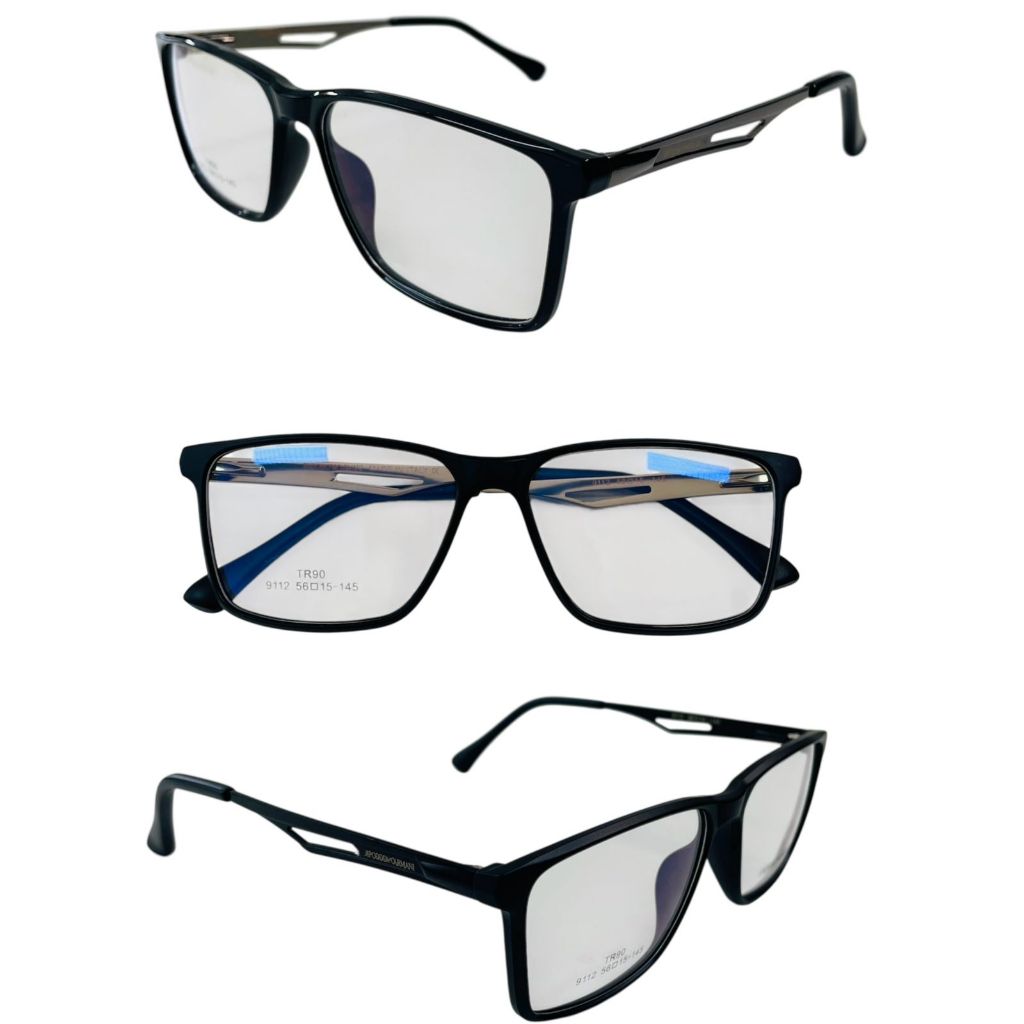 Óculos Para Grau Armação Masculina Confortável e Elegante Hastes de Metal em Oferta na Shopee