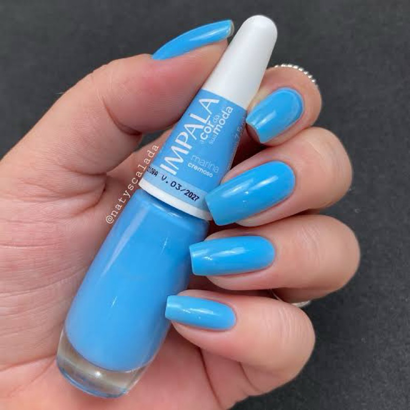 Esmalte Impala Marina Cremoso 7,5 ml em Oferta na Shopee
