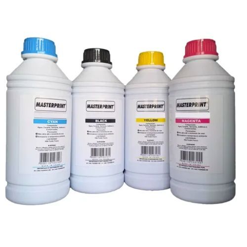 Tinta 1 Litro Compatível com Impressora Epson Universal Multifuncional EcoTank Refil Masterprint