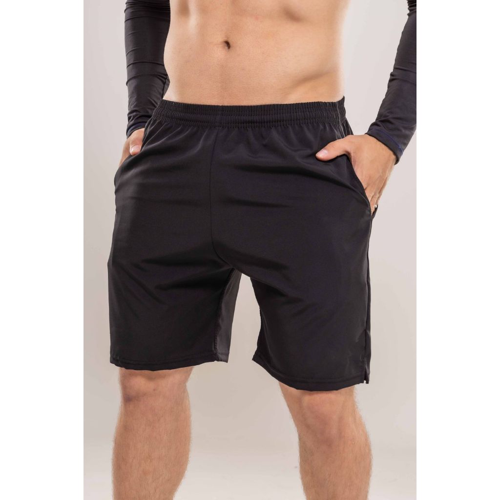 Bermuda Elastano Masculina Com Bolso Short Tactel Original BRSHOP Com Elastano Liso Praia Casual Academia