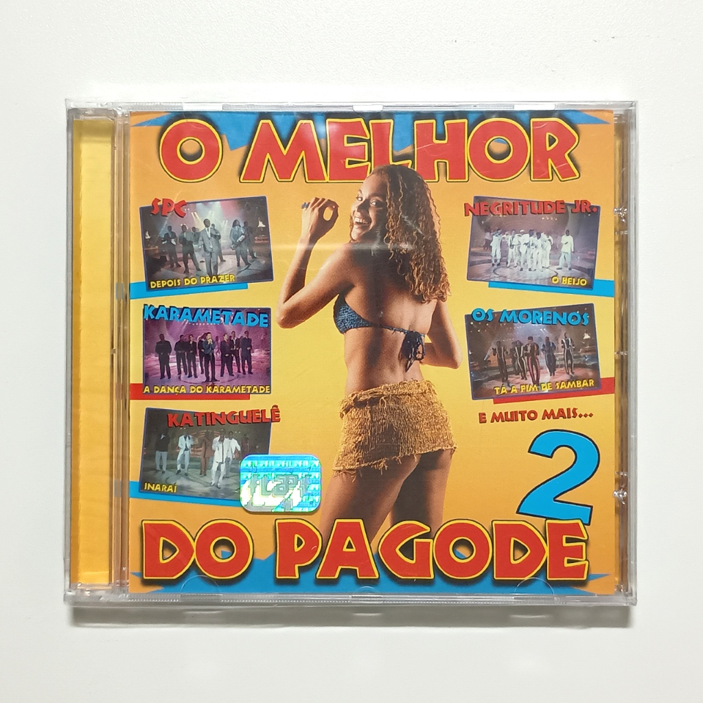 CD O Melhor Do Pagode 2 (1997) Os Morenos, Karametade, Katinguelê, Negritude Jr., Grupo Raça, Grupo Molejo, Art Popular