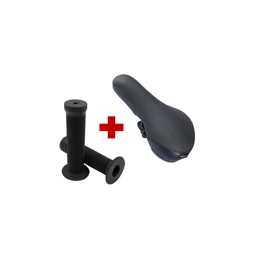 Kit Selim Banco Bmx GTS-K Tipo DDK 243 MTB Freestyle Jump + Manoplas BMX