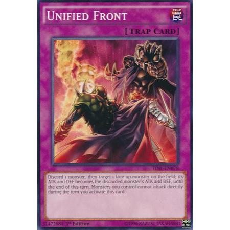 YUGIOH CARDS Un - FRENTE UNIFICADA1ª EDIÇÃO TDIL - PT078