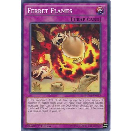 YUGIOH CARDS Un - FURÃO DE CHAMAS 1ª EDIÇÃO MP16 - PT093