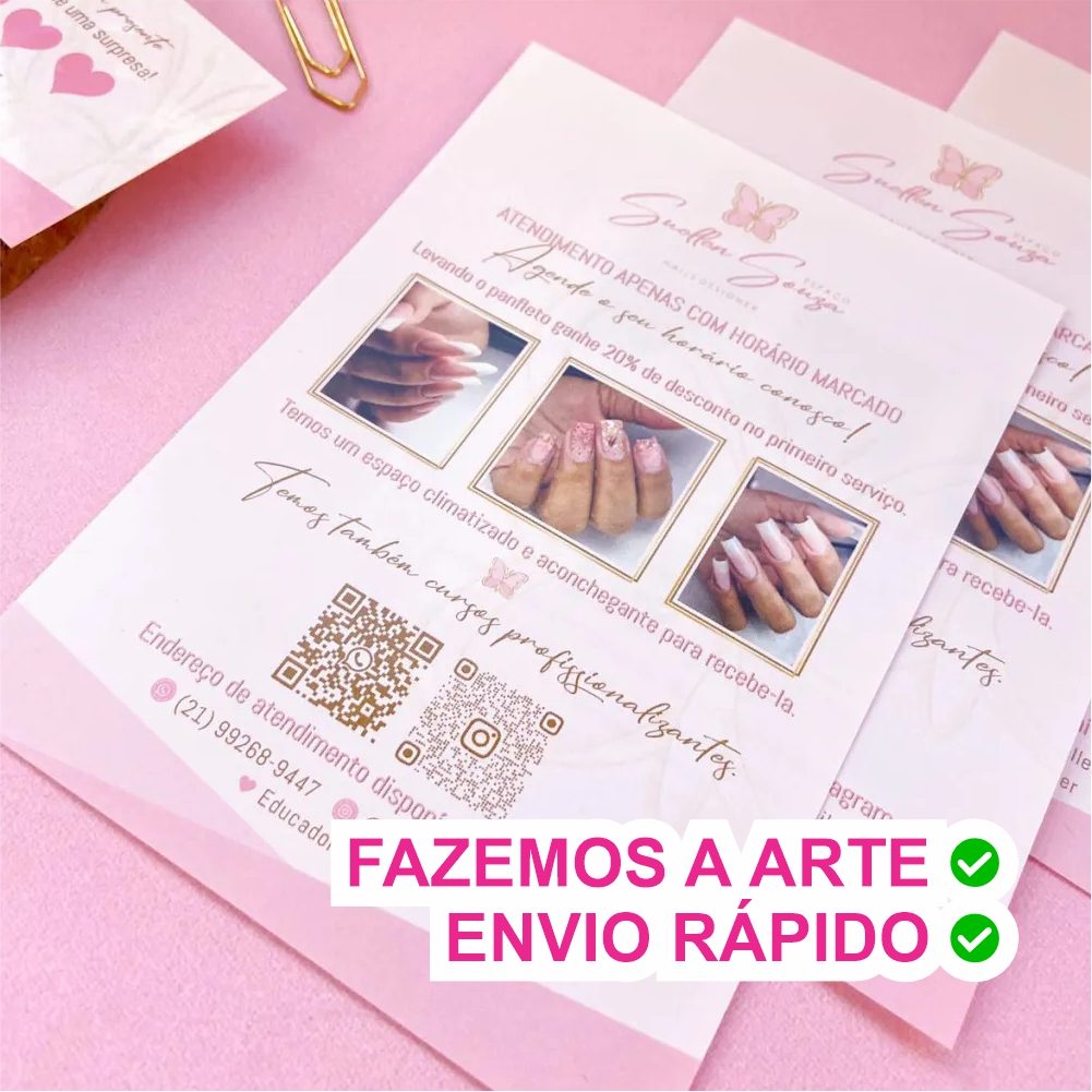 Panfleto Flyer Folheto Frente e Verso 1000 un 10x14cm Arte Grátis Personalizado em Oferta na Shopee