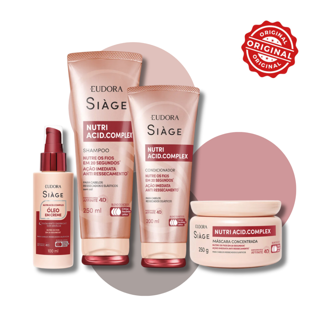 Eudora Siage Nutri Acid Complex Kit Completo Lançamento - A ESCOLHER