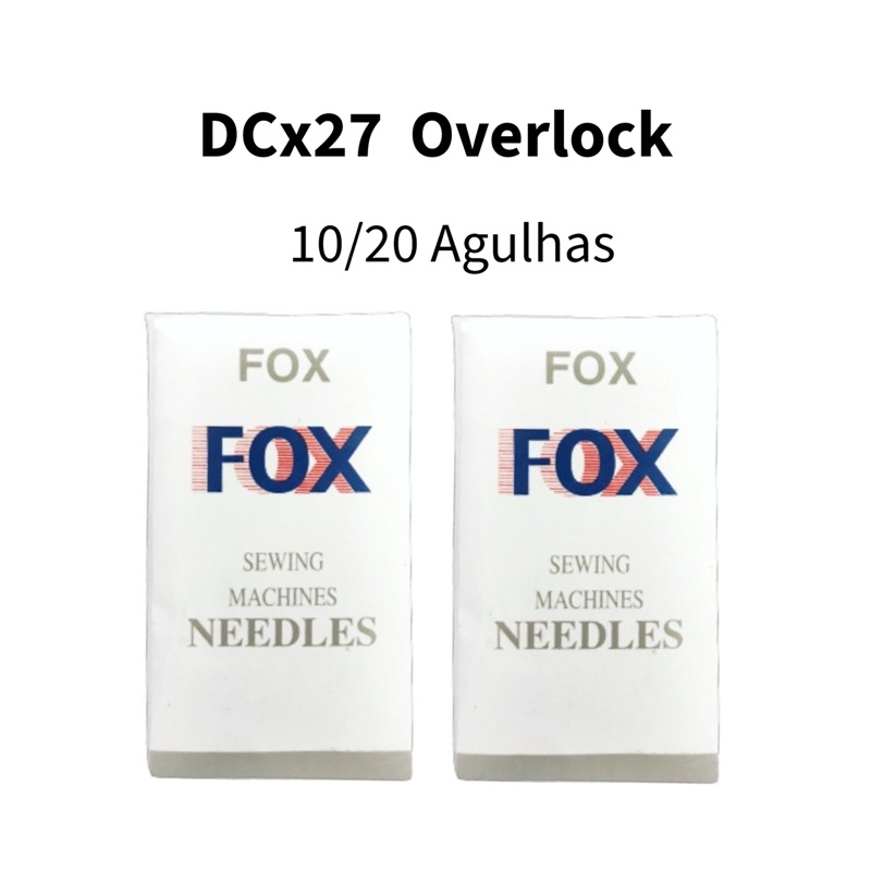 10/20 Agulhas DCx27 Overlock Interlock Maquina Costura Industrial