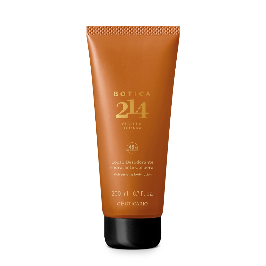 Loção Desodorante Hidratante Corporal Fougére Aromático Sevilla Dorada 200ml