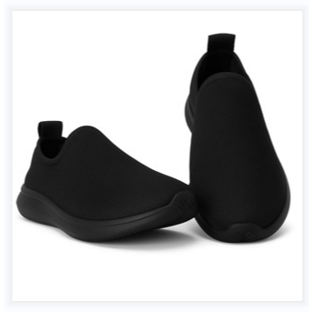 Tênis Meia Feminino Sem Cadarço Descubra o conforto do nosso tênis feminino preto bordo