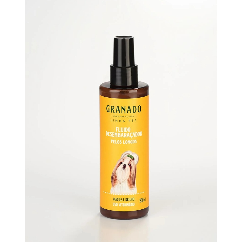 Fluido Desembaraçador de Pelos Pet Granado para Cães e Gatos 200 ml - PROMO