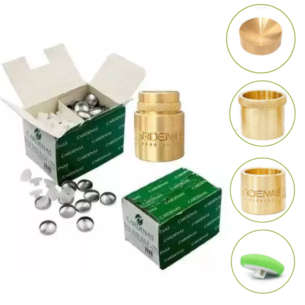 Botão bombe 10 a 26mm branco+matriz bombe para encapar em Oferta na Shopee