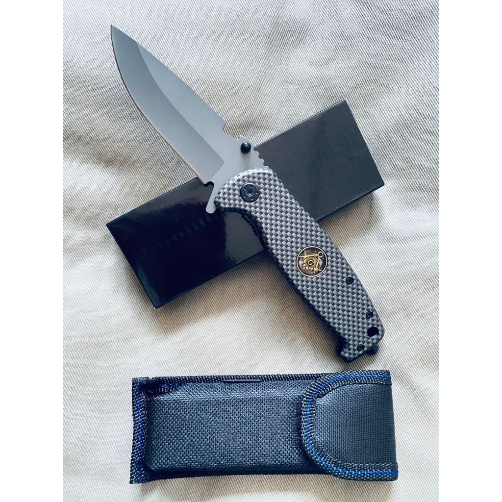 Canivete Grey Titanium Semi Automatico Luatek D162