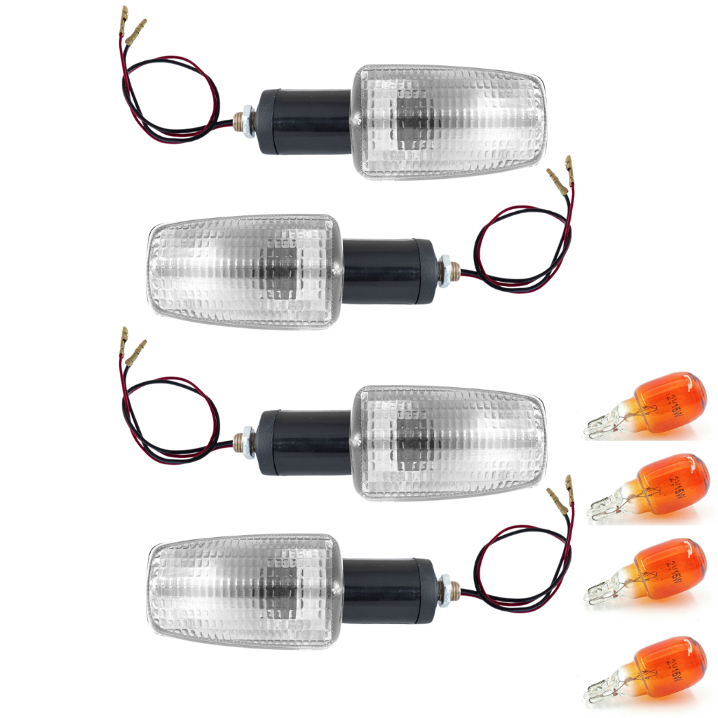 kit 4 Pisca seta de Moto Universal Titan CG Fan 125/150 2000 a 2013 Cristal em Oferta na Shopee