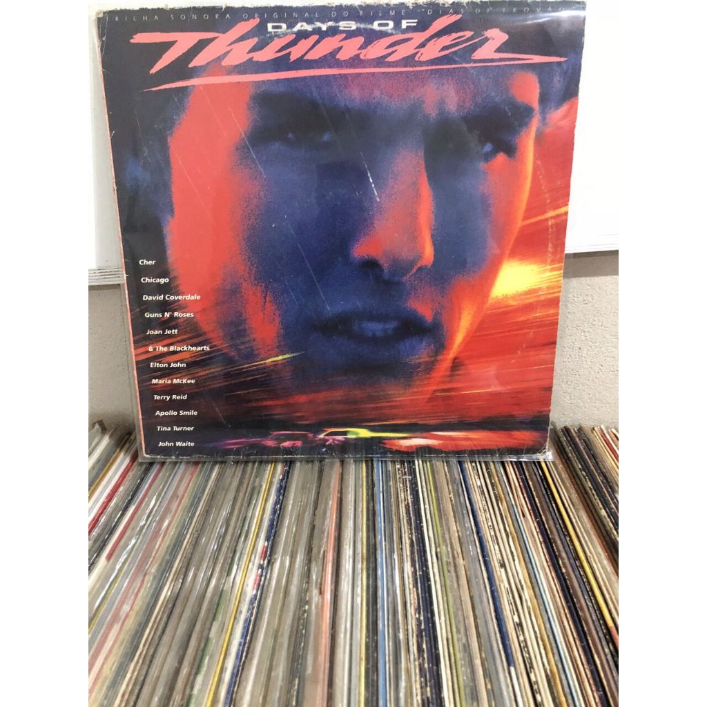 Vinil Days Of Thunder (Trilha Sonora Original Do Filme "Dias De Trovão") - 1990 LP