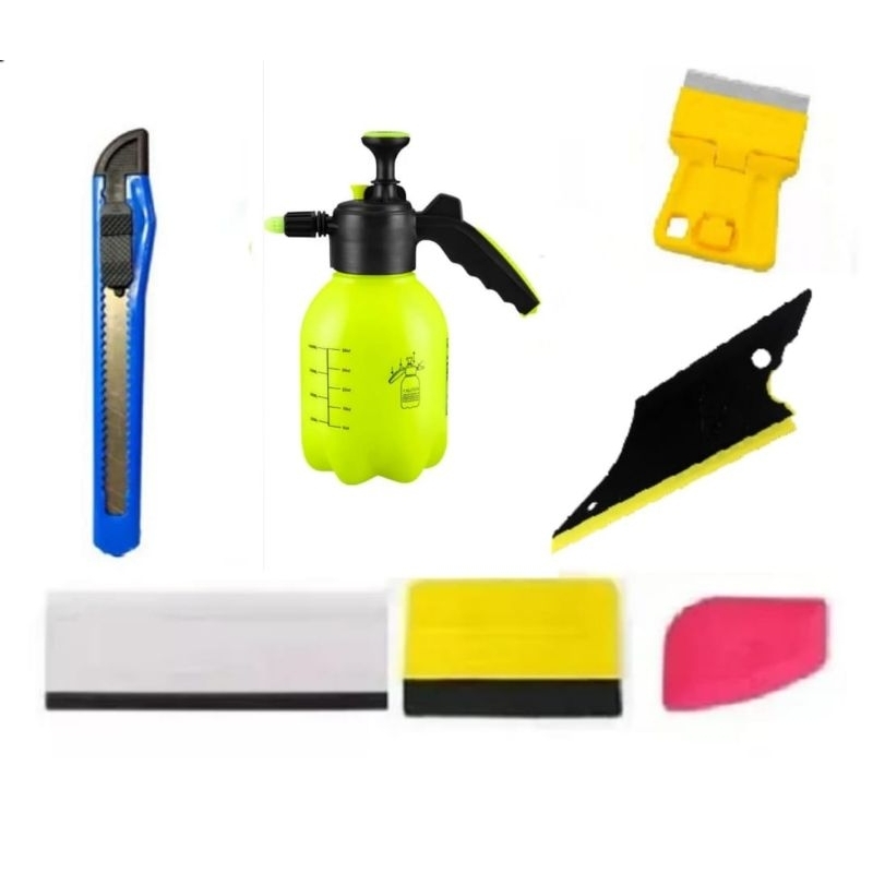 kit de ferramantas para aplicação de insulfilm. jardinagem, lavagem, pulverizador, borrifador, promoção. em Oferta na Shopee