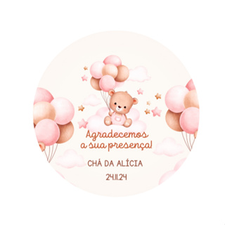 Etiquetas Personalizadas Chá de Bebê/ Fraldas Rótulos/Lacres 4x4 Lembrancinhas-OBRIGATÓRIO ENVIO DO NOME IMEDIATAMENTE em Oferta na Shopee