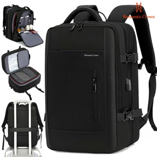 ROMANTIC CROWN Mochila de Viagem Executiva Expansível 45L Reforçada para Notebook Masculina e Feminina em Oferta na Shopee