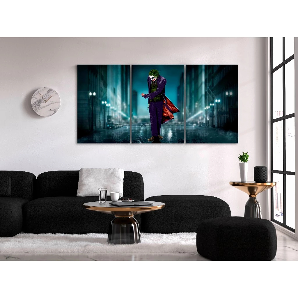 Quadro Decorativo Coringa Heath Ledger Filme Personagem Joker Clássico Drama Cinema