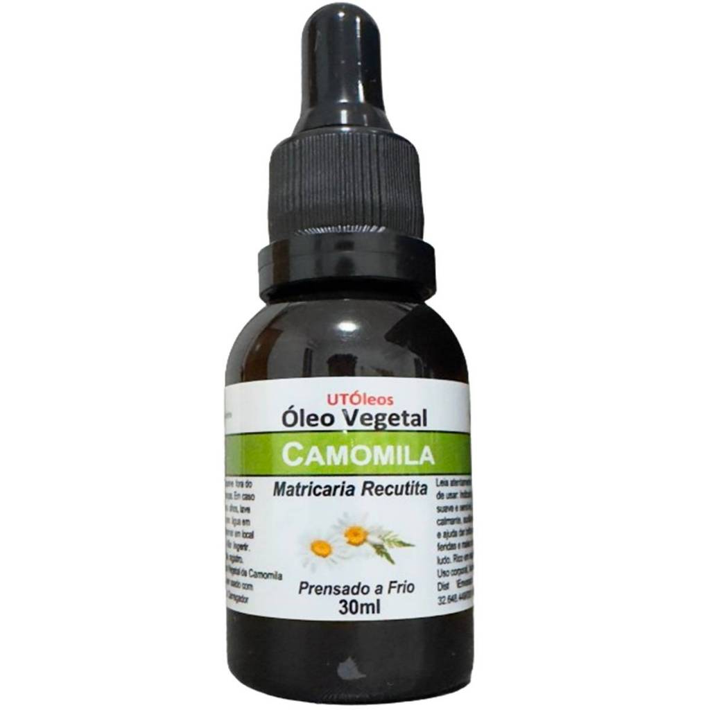Óleo Vegetal De Camomila 100% Natural Puro 30ml