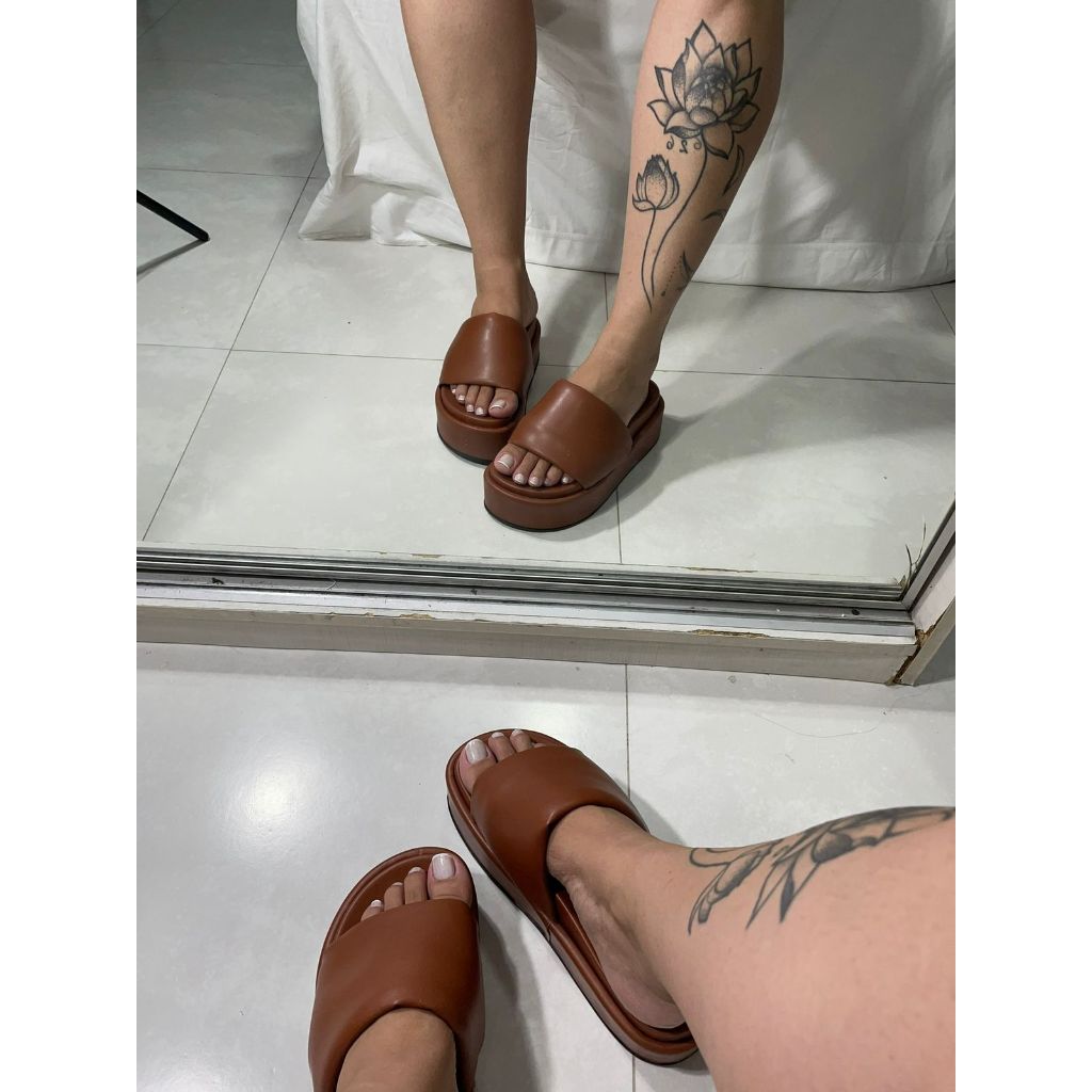 Sandália Tamanco Birken Papete Plataforma Flatform