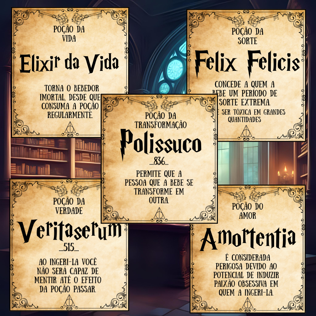 Adesivos Poções Harry Potter: Onde Comprar | BuscaProdutos