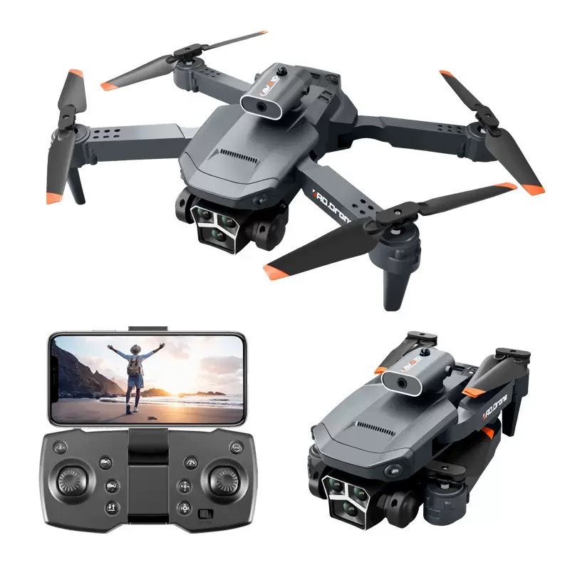 Drone Profissional Com 2 Câmeras Fotografia Aérea Quadricóptero 2.4G Wifi 1800mah em Oferta na Shopee