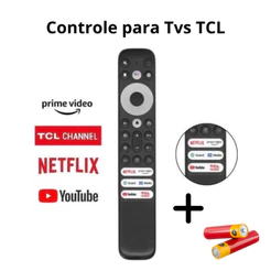Controle Remoto Para Tv Tcl Smart 4k Rc902v Netflix Youtube