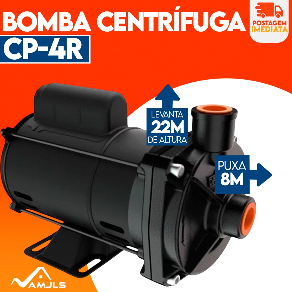 Bomba Centrífuga Eleveção 22 METROS Dancor Bivolt Cp-4r Monofásica 0,5cv