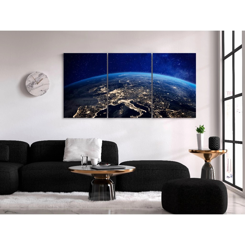 Quadro Decorativo Europa Espaço Planeta Lua Astronomia Universo Ciência Exploração Galáxia