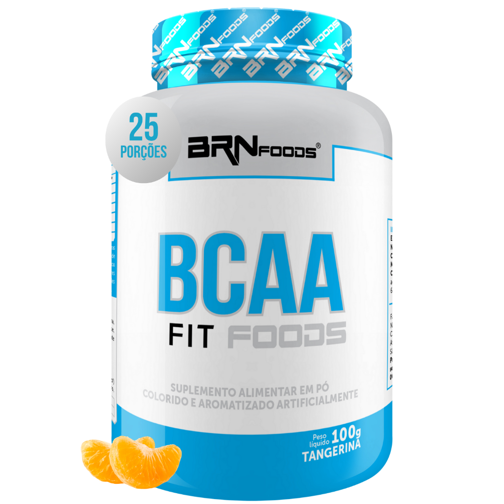 BCAA Fit Foods 100g Sabor Tangerina - BRNFOODS - Health