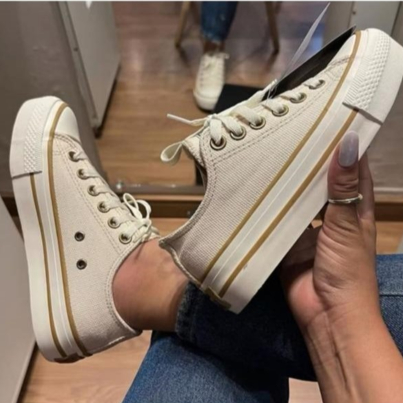 Tenis Feminino Plataforma Couro ou Tecido Promoção Hoje, MACIO, DURADOURO, BARATO ENVIO IMEDIATO!!!!
