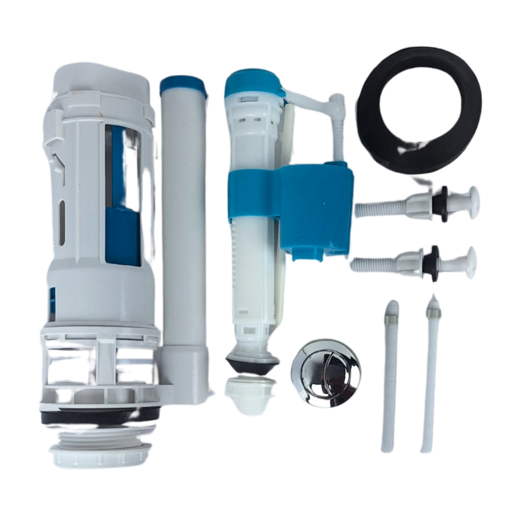 Kit Completo Caixa Acoplada Universal Acionamento Superior Botão Duplo em Oferta na Shopee