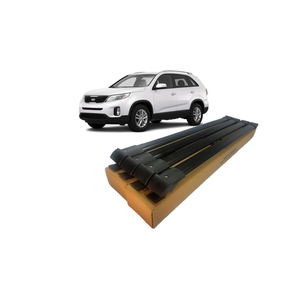 Travessa De Teto Kia Sorento 2010 Até 2014 Bagageiro 4 Barras Alumínio