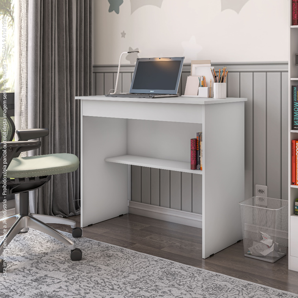 Mesa Escrivaninha Notebook Allexa Home Office 70cm com Gaveta em Oferta na Shopee