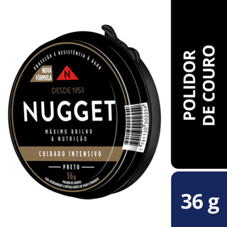 Graxa para Sapato em Pasta Preta Nugget Lata 36G em Oferta na Shopee