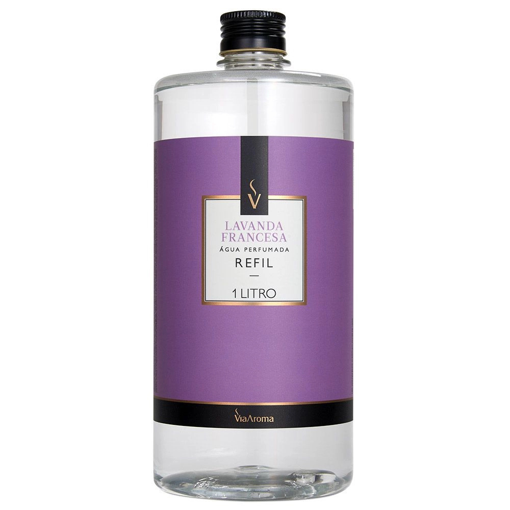 Refil Água Perfumada Lavanda Francesa 1l - Via Aroma em Oferta na Shopee
