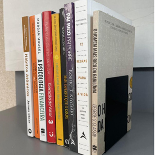 Apoio de Livros Acrílico Branco Design Minimalista Ideal para Estudo e Decoração em Oferta na Shopee