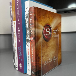 Apoio de Livros Cristal em Acrílico Estudo e Organização em Oferta na Shopee