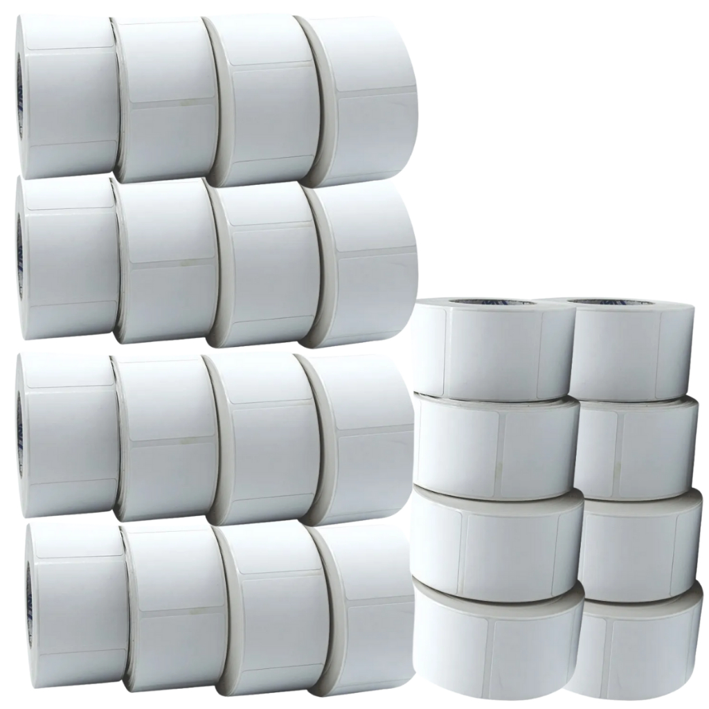 Kit 24 Etiquetas Térmica 40x40mm Balança Toledo, Elgin, Urano Adesivo Direta Cada Rolo 500 Etiquetas