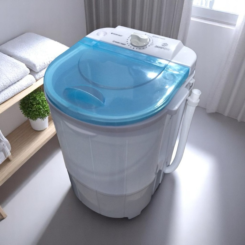 MINI MÁQUINA DE LAVAR 2 EM 1 - LAVAGEM E CENTRIFUGAÇÃO - 4,5KG TÊNIS E ROUPAS ÍNTIMAS