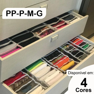 Colmeia Organizadora  " PP- P - M - G" - PROMOÇÃO  01/03/05 Unid / Organizador de Guarda Roupa -  Comprei Organizei! em Oferta na Shopee