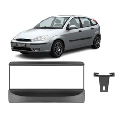Moldura Painel Contra Frente Para Rádio 1 Din Ford Focus 1998 – 2004 - Preto - Permak Cód. 89/T