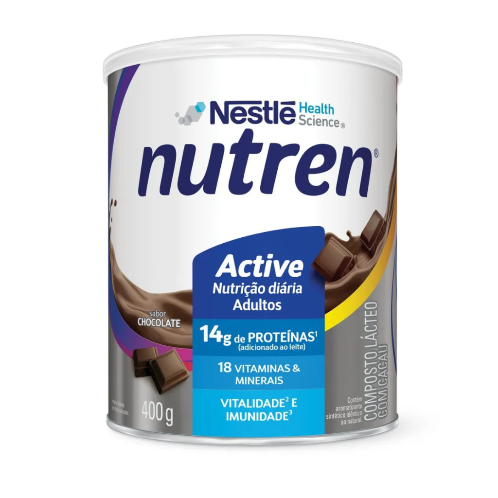 Nutren Active Chocolate 400g Suplemento Alimentar Nestlé - Health
