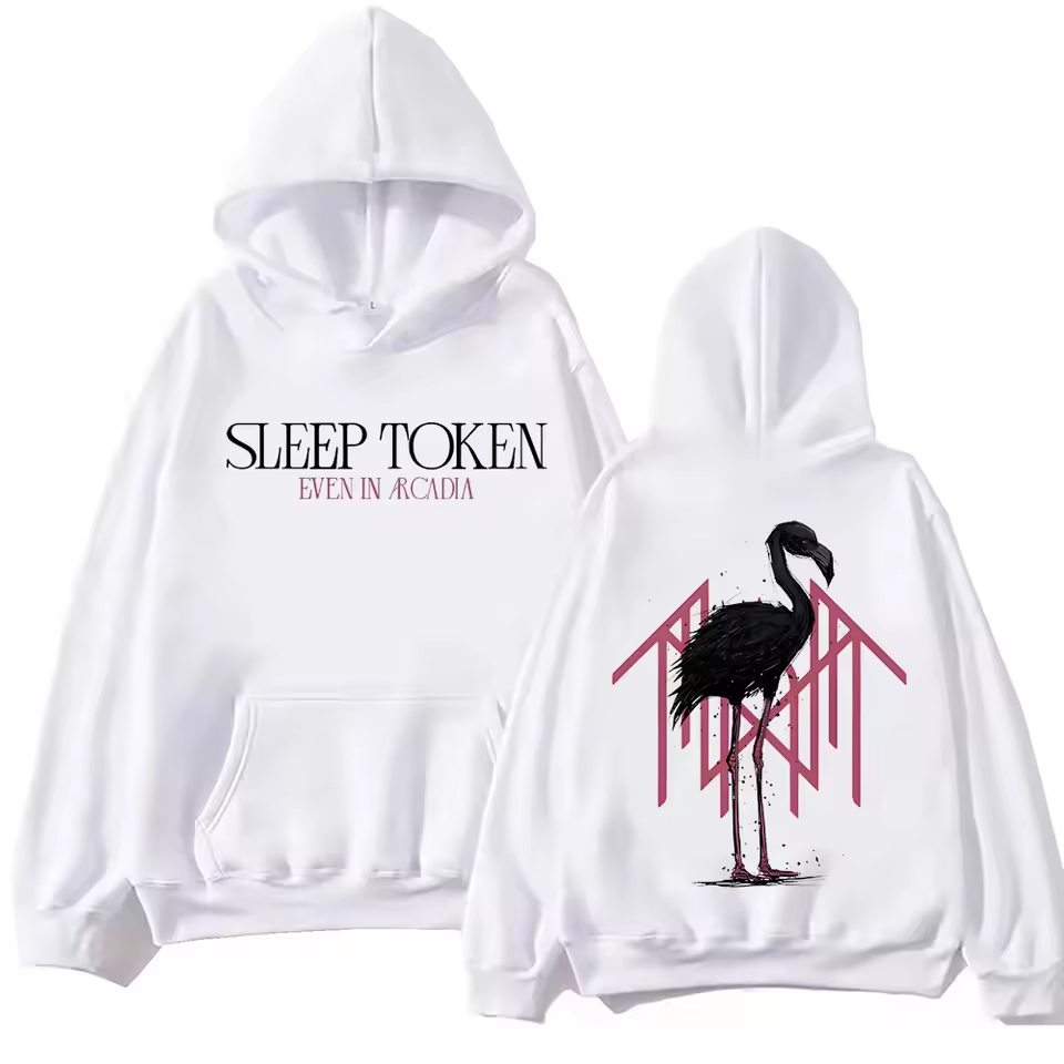 Blusa De Frio Moletom Canguru Algodão Com Capuz Sleep Token Even In Arcadia Rock Arte Unissex